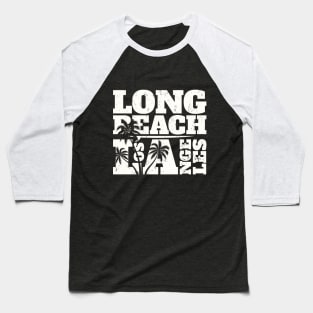 Long Beach Surfing Baseball T-Shirt